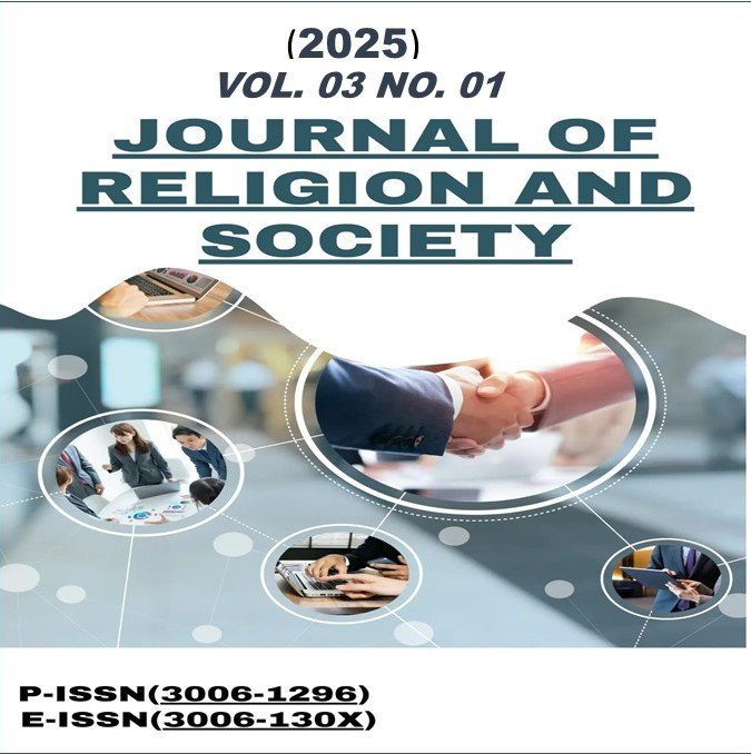 					View Vol. 3 No. 01 (2025): Journal of Religion and Society
				